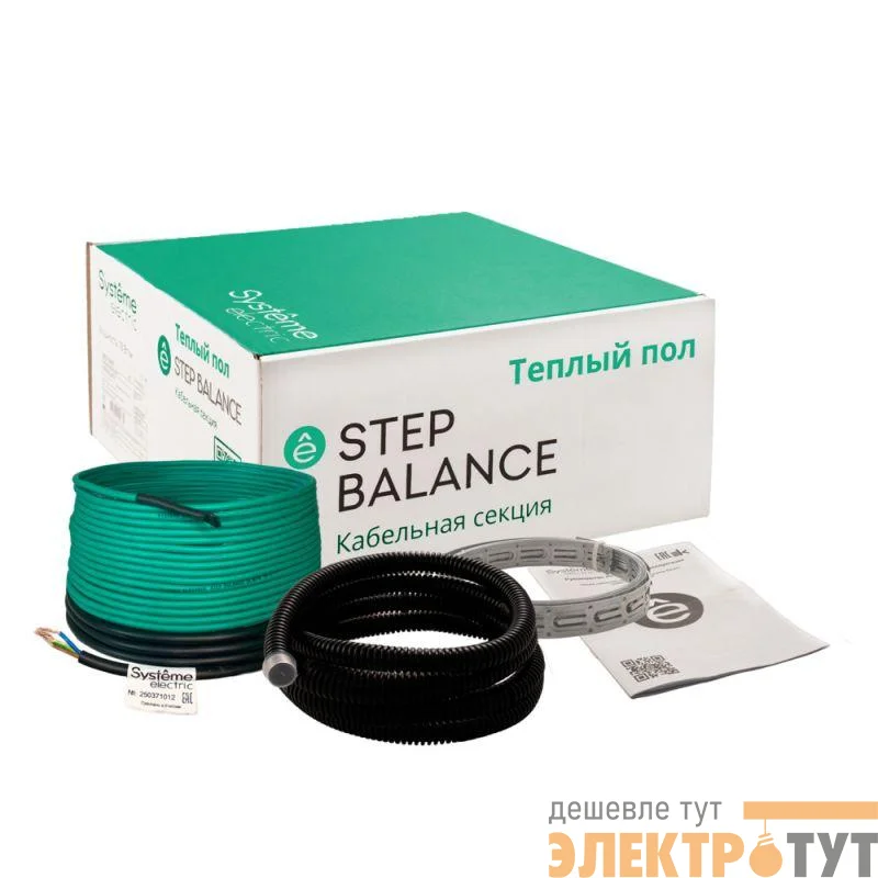 Секция кабельная (теплый пол) Step Balance 18Вт/м 1350Вт 75м SE SBC018075