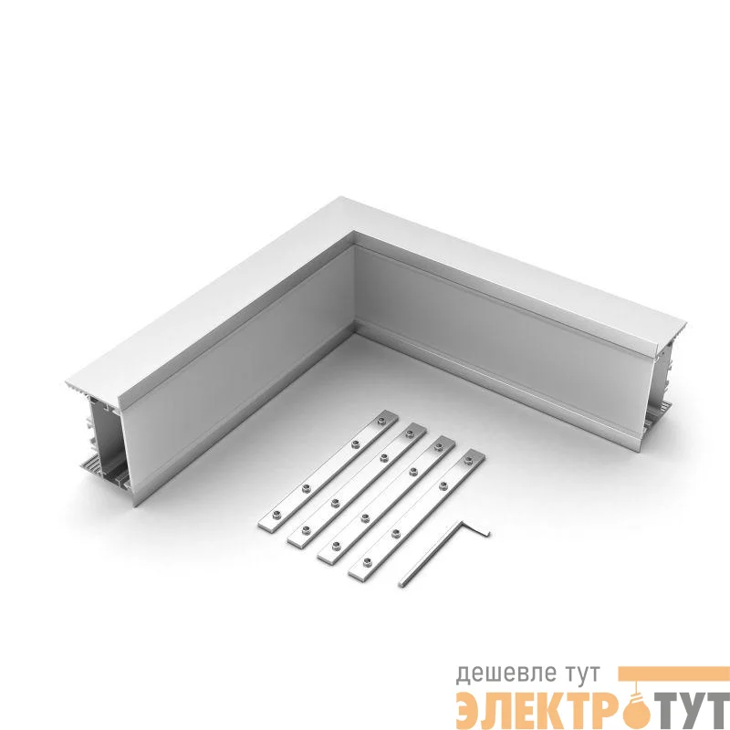 Угол SL-LINIA65-F внутренний металл Arlight 030124