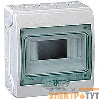 Щит навесной 8мод. KAEDRA IP65 с клемм. SchE 13443