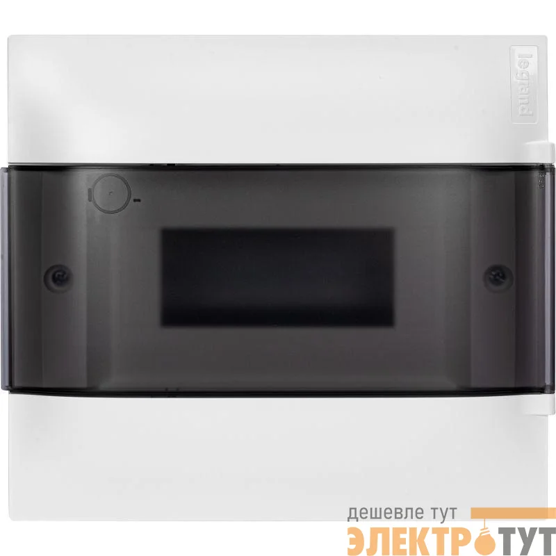 Щиток пластиковый встраиваемый Practibox S 1х8 дым. дверь Leg 134558