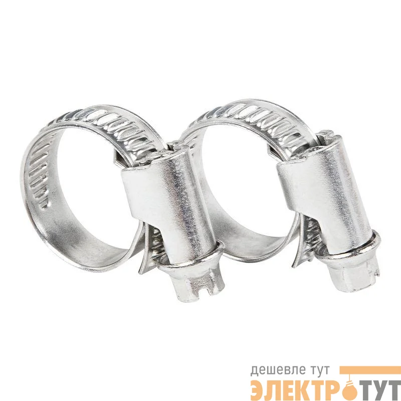Хомут стальной червячный 12-20 (Россия) Rexant 07-0612