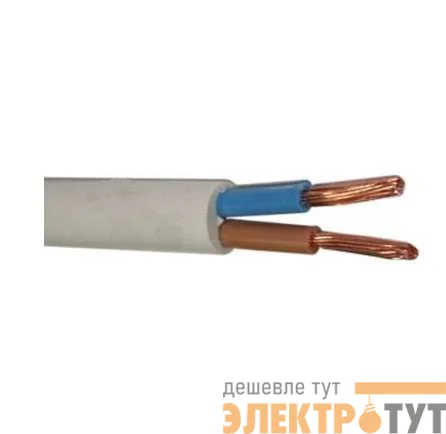 Провод ПВС 2х0.75 Ч (бухта) (м) Альгиз К ФР-00000427