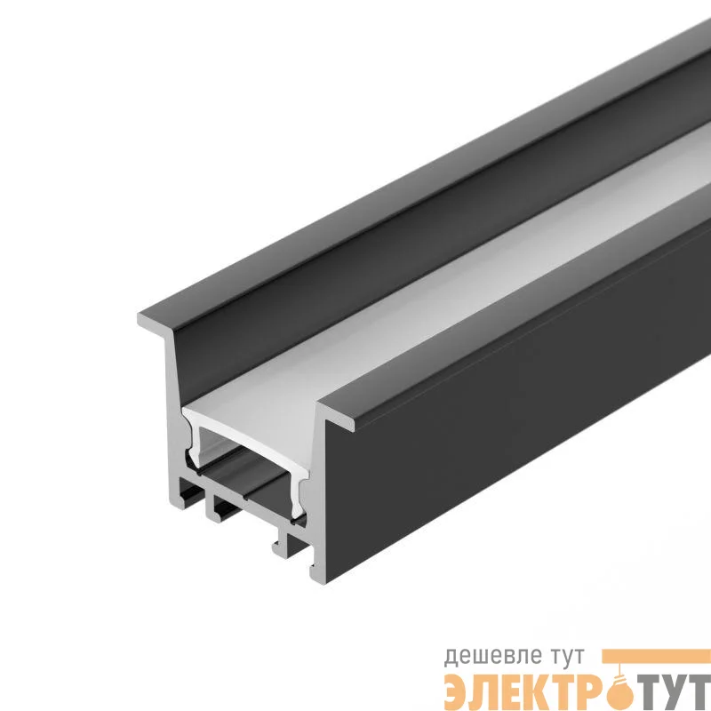 Профиль SL-COMFORT-2316-F-2000 ANOD BLACK L2000 алюм. Arlight 031769
