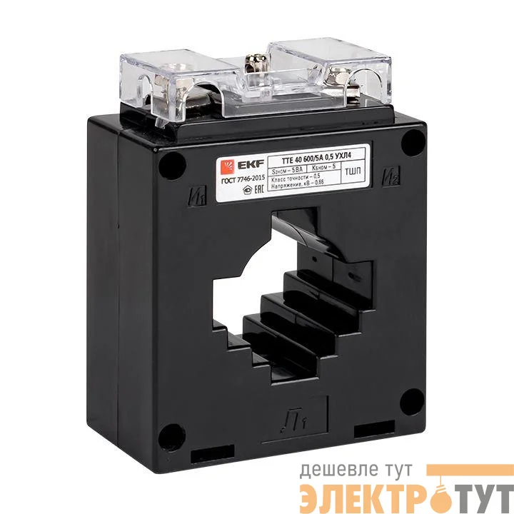 Трансформатор тока ТТЕ 40 500/5А кл. точн. 0.5S PROxima EKF tte-40-500-0.5S/tc-40-500-0.5S