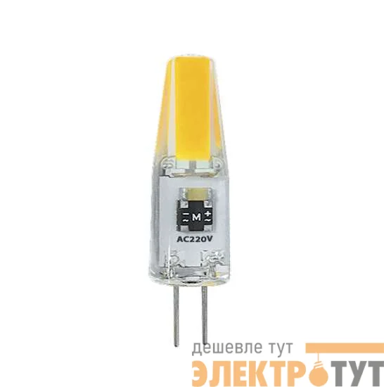 Лампа светодиодная PLED-G4 COB 3Вт капсульная 5500К холод. бел. G4 240лм 220В JazzWay 2857477