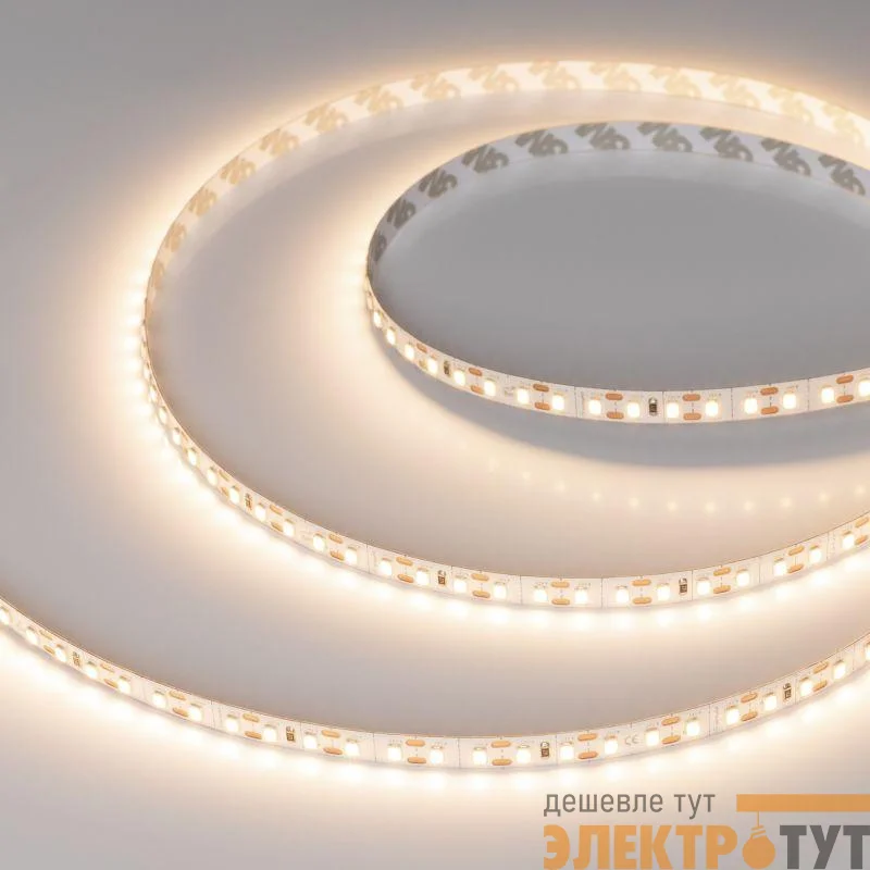 Лента светодиодная FC-A120-8mm 24V Warm3000-CX1 10Вт/м IP20 резка 1 светодиод (уп.5м) Arlight 052796