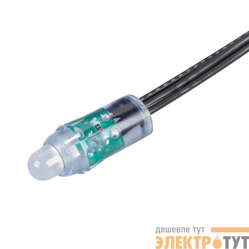 Модуль герметичный ARL-UVR-D12 12В Green (0.3Вт IP67 90 deg) пластик (уп.500шт) Arlight 043431