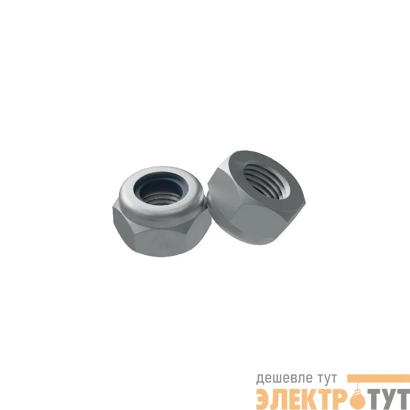 Гайка самоконтрящаяся М10 DIN 985 (уп.100шт) GSK10 КМ LO33434