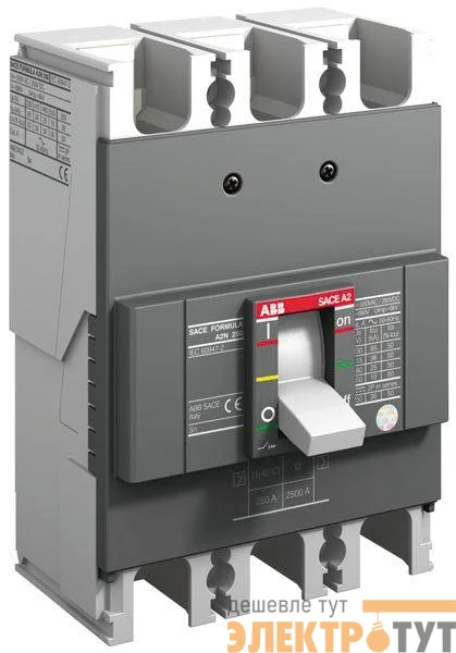 Выключатель авт. 3п A2C 250 TMF 160-1600 3p F F ABB 1SDA070334R1