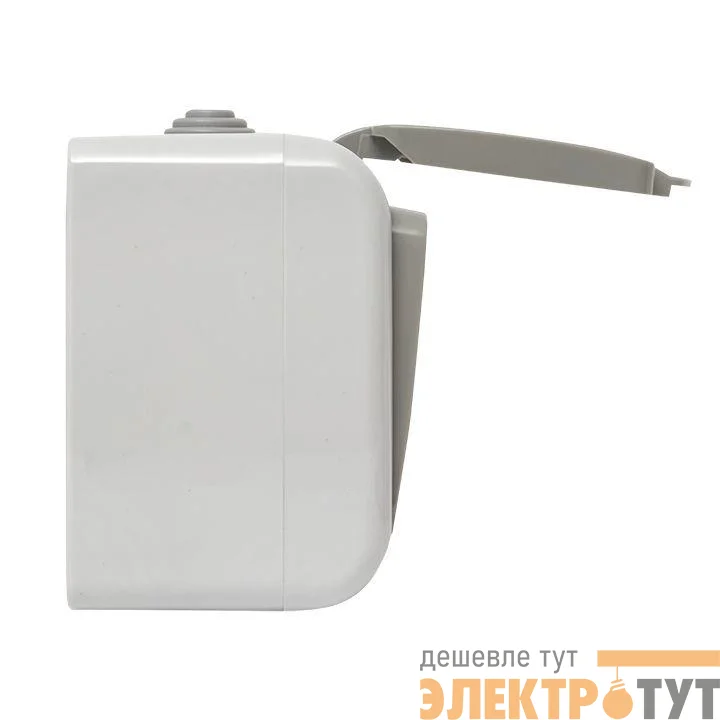 Блок ОП розетка 1-м 16А с заземл. с крышкой+выключатель 2-кл. Мурманск IP54 сер. EKF EFRV16-052-30-540