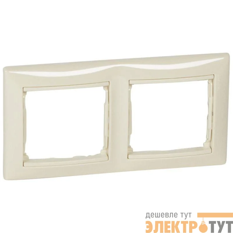 Рамка 2-м Valena горизонт. сл. кость (DIY-упак.) IEK 695632