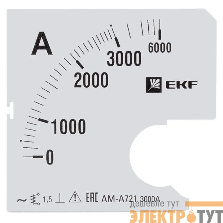 Шкала сменная для A721 3000/5А-1.5 PROxima EKF s-a721-3000