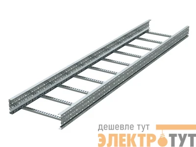 Лоток лестничный 400х200 L6000 сталь 2мм тяжелый (лонжерон) гор. оцинк. DKC ULH624HDZ