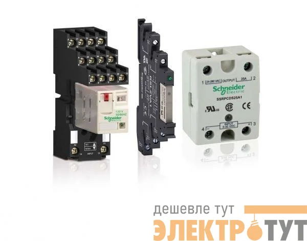 Розетка 12/24В AC/DC для реле RSL1хB4(J/B)D SchE RSLZVA1