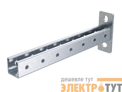 Кронштейн одиночн. LAS 200мм гор. оцинк. DKC BBP4120HDZ