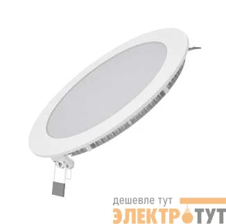 Светильник светодиодный 15Вт 2700К IP20 встраив. ультратонкий кругл. Gauss 939111115