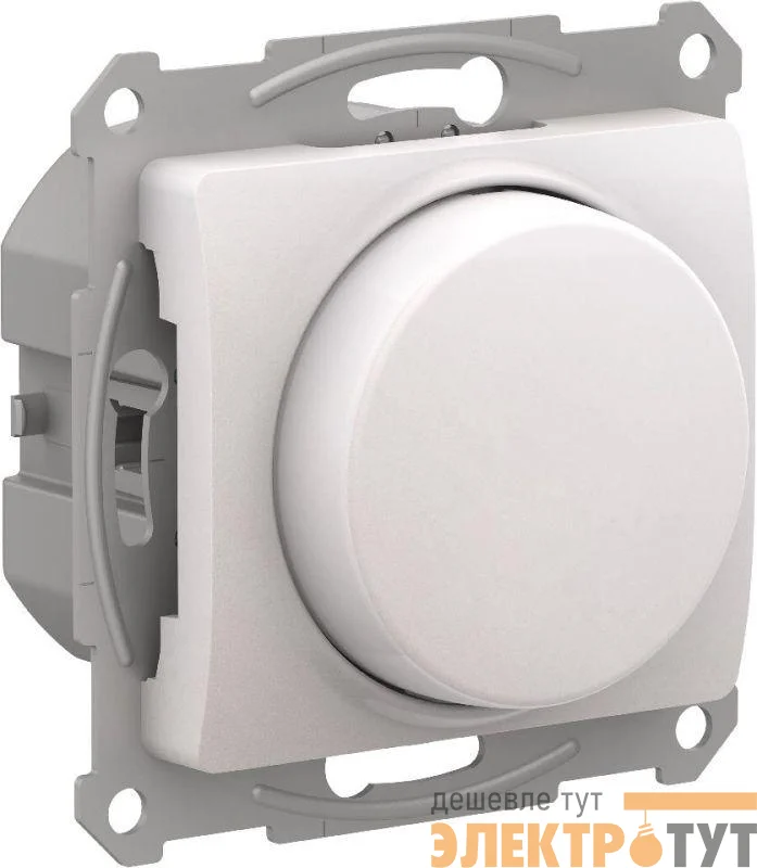 Механизм светорегулятора поворотно-нажимного Glossa LED RC 315Вт перламутр SchE GSL000630