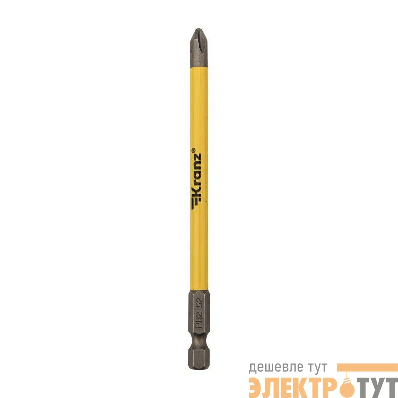Бита для шуруповерта PH2х110мм (уп.1шт) Kranz KR-92-0409-1