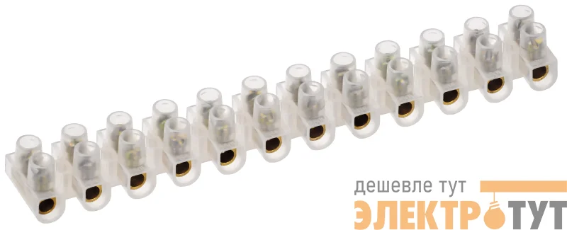 Колодка клеммная ЗВИ-5 1.5-4кв.мм 12 пар IEK UZV3-005-04