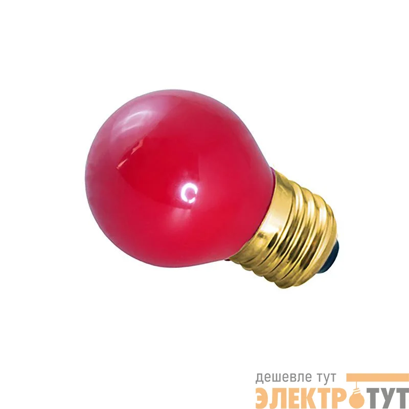 Лампа накаливания BL 10Вт E27 красн. NEON-NIGHT 401-112