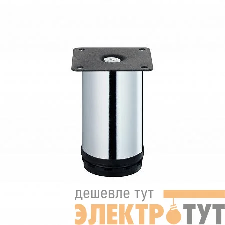 Ножка круглая регулируемая d50х100мм метал. хром Tech-Krep/Zitar 151290