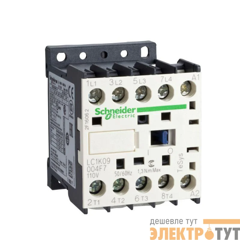 Контактор 4п 25А K 4НО 220В AO SchE LC1K09004M7