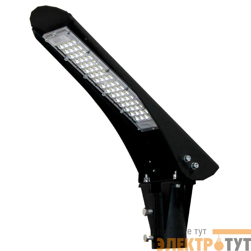 Светильник светодиодный консольный ДКУ 01-050-001 (290) "Чайка Оптима" 6500К/5000лм КССШ УХЛ1 IP65 черн.(инд.упак.) Элетех 1030450290