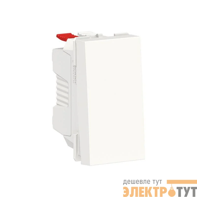 Выключатель 1-кл. 1мод. СП Unica Modular IP21 (сх. 1) 250В 10AX бел. SchE NU310118