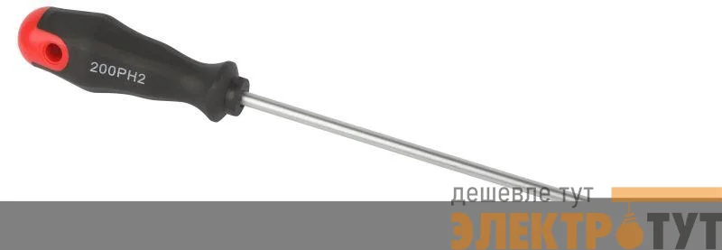Отвертка PH 2х200мм крестовая двухкомпонентн. рукоятка ЭРА Б0055846