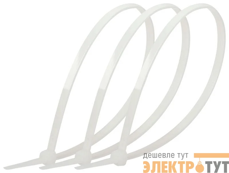 Хомут кабельный 2.5х100 бел. NO-225-146 (уп.100шт) Эра Б0065996