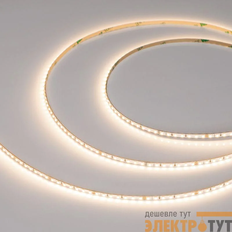 Лента светодиодная MICROLED-M182-3.5mm 24V Warm 3000К 7Вт/м IP20 2216 узкая (уп.5м) Arlight 045010