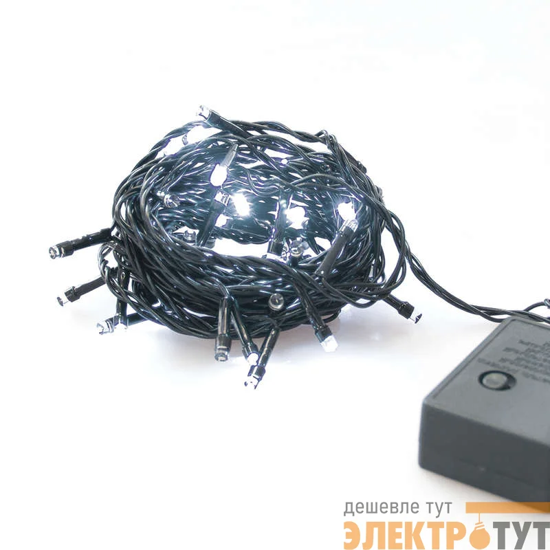 Гирлянда ILD050C-GW 50LED 5м 8 реж. бел. SHlights 4690601041944 изображение