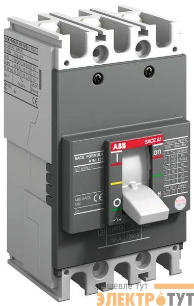 Выключатель авт. 3п A1C 125 TMF 125-1250 3p F F ABB 1SDA070312R1