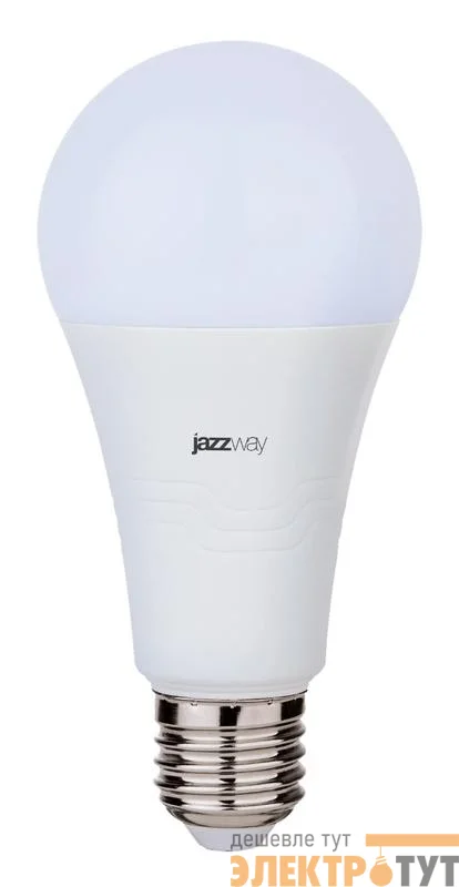 Лампа светодиодная PLED-SP 25Вт A65 5000К холод. бел. E27 230В/50Гц JazzWay 5018082A