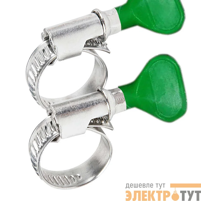 Хомут стальной червячный 40-60 с ключом W (Россия) Rexant 07-0640-1