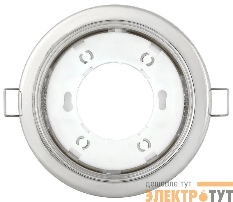 Светильник точечный GX53 встраив. хром. IEK LUVB0-GX53-1-K23