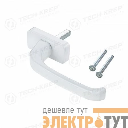 Ручка оконная Slim штифт 35мм метал. бел. (уп.1шт) Tech-Krep/Zitar 148129