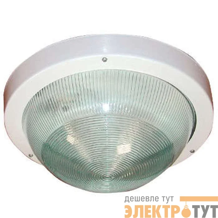 Светильник НПП 03-100-001 "Селена 1" 1х100Вт E27 IP65 корпус бел. Элетех 1005500139
