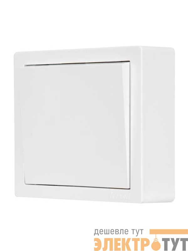Выключатель 1-кл. ОП LETO бел. LEZARD 752-0200-100