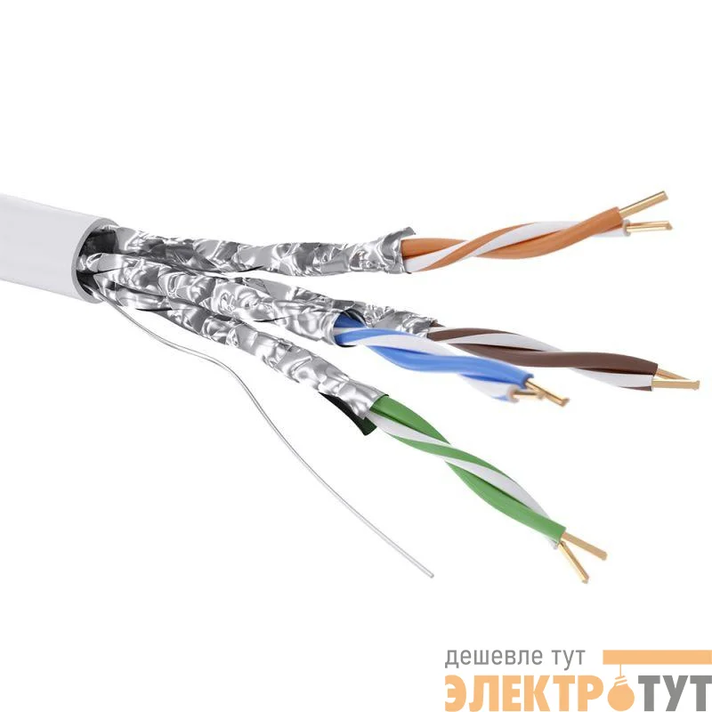 Кабель CAT 6 U/FTP нг(А)-HF бухта 305м бел. DKC RN6UFA01WH