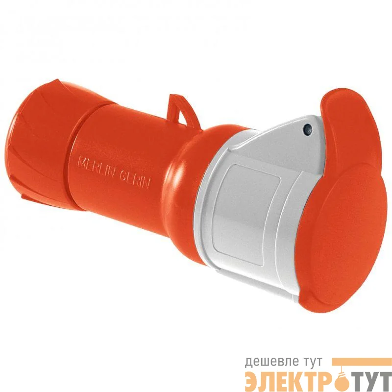 Розетка кабельная 16А 380В 3P+N+E винт. клеммы IP44 SchE PKF16M435