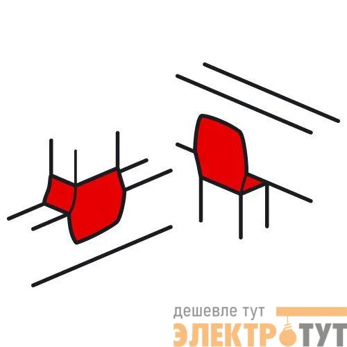 Тройник 100х50мм METRA Leg 638034