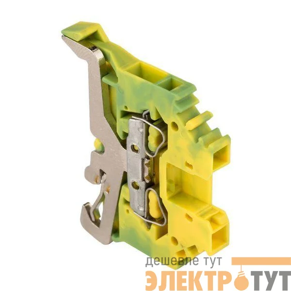 Колодка клеммная JXB-S-2.5 24А (280-107) пружинная земля EKF plc-jxb-s-2.5pe
