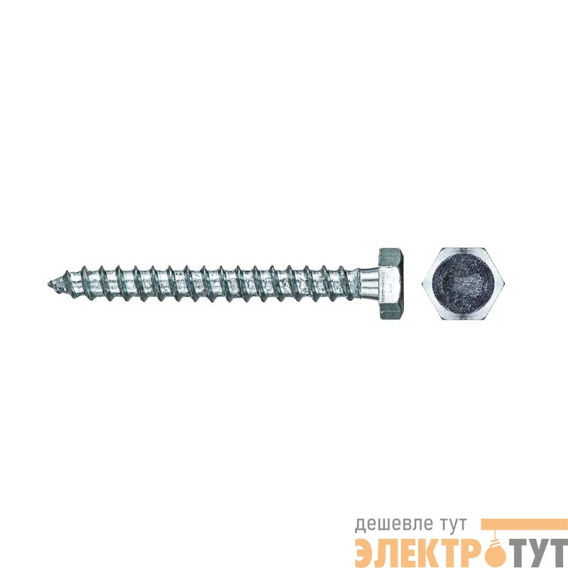 Болт сантехнический 6х50 DIN 571 оцинк. (уп.4шт) Tech-Krep/Zitar 102581