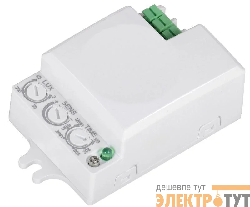 Детектор движения ДД-МВ 401 500Вт 360град. 8М IP20 бел. IEK LDD11-401MB-500-001