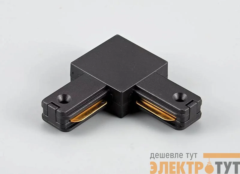 Коннектор L-образный PTR P CL-BL черн. (пластик) Pro JazzWay 5052116