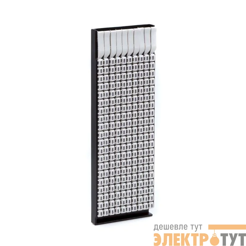 Маркер для каб. 4-6мм пустой сер. (уп.160шт) DKC MKF999GRS3