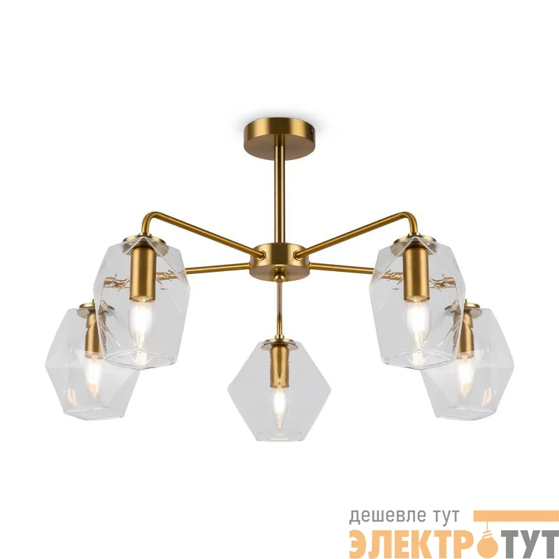 Люстра Dimension 60Вт E14х5 IP20 Freya FR5177PL-05BS