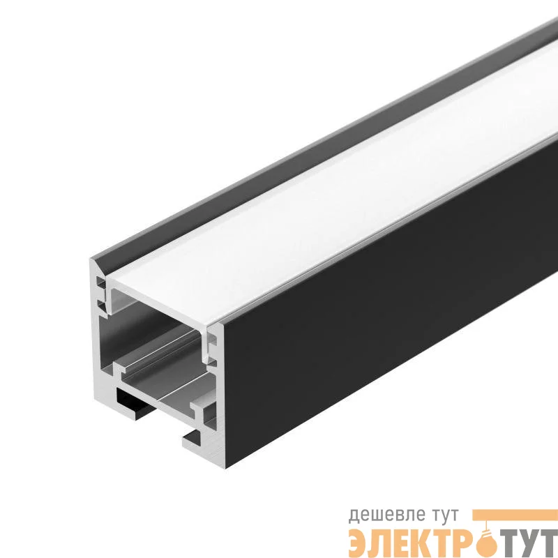 Профиль SL-LINE-2522-2500 BLACK L2500 алюм. Arlight 033737