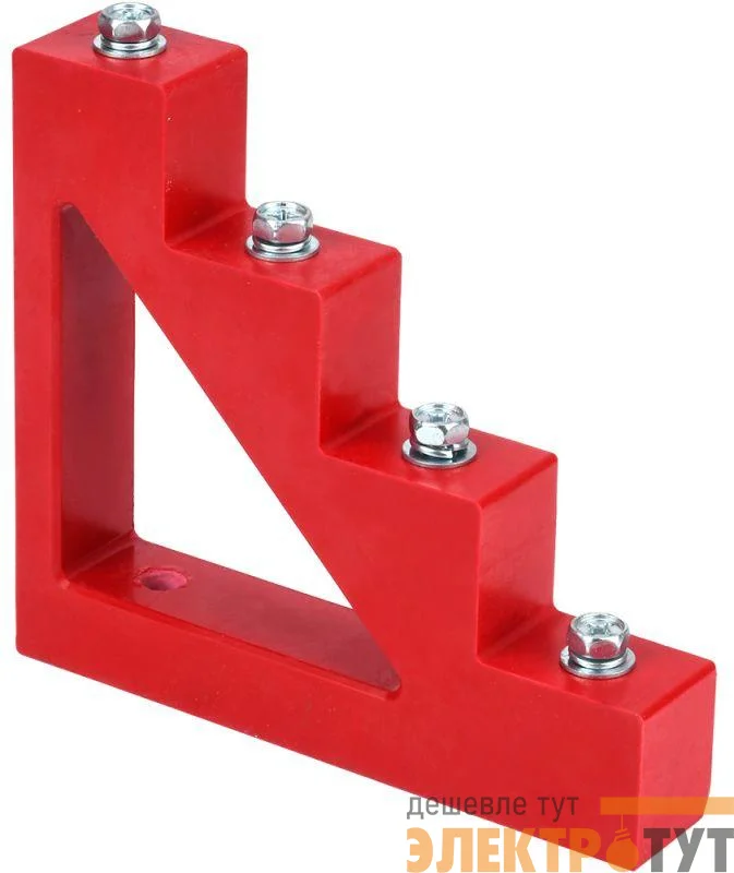 Изолятор ступенчатый ИС4-40 (М8) силовой с болтом IEK YIS11-4-40-B